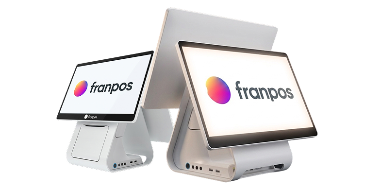 Franpos cloud point of sale hardware, two terminal units